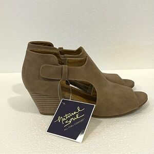 Naturalizer Women's Daya Peep-Toe Bootie Sandals, Size 7.5 Natural Soul NWT